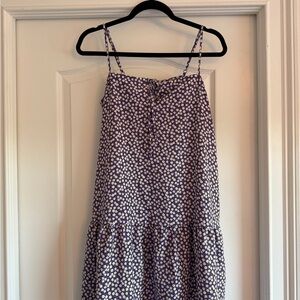 ASOS Noisy May Purple and White Floral Dress